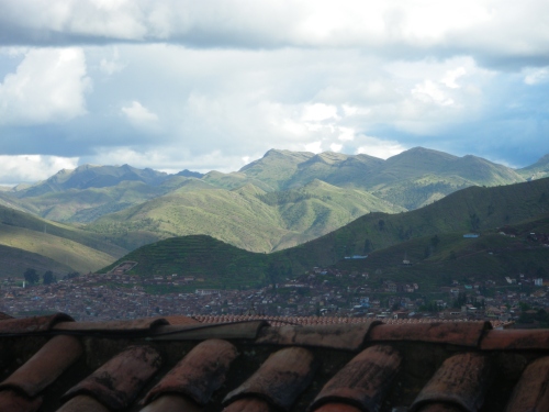 Montañas from the balcony