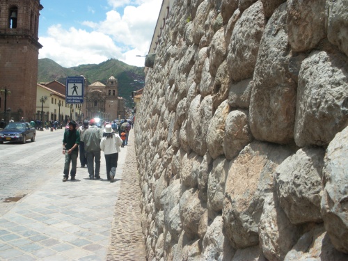 One of the many old walls of the city.